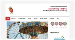 Desktop Screenshot of brandywinestrawberryfestival.com
